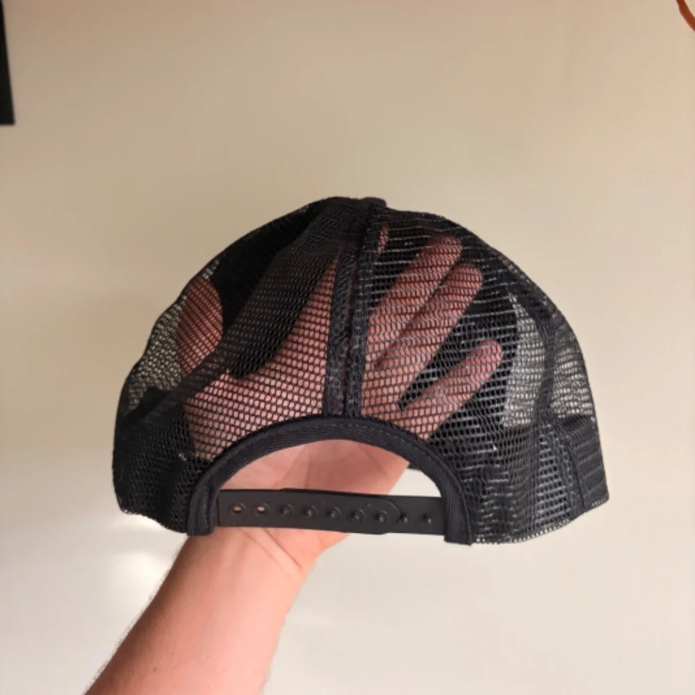 Vintage KENROC trucker hat PATCH mesh Black made in canada victory caps - Picture 3 of 8